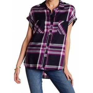 COMO VINTAGE PLAID TOP